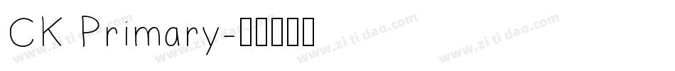 CK Primary字体转换